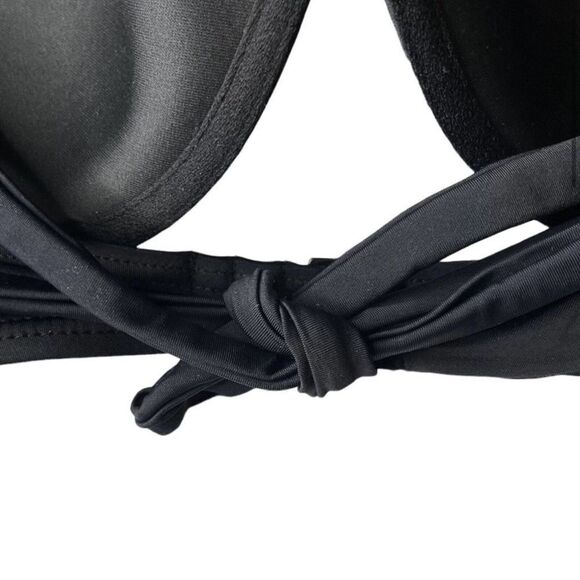 Sundazed Womens 36 C Halter Bikini Swim Suit Top Black Padded - Picture 4 of 6